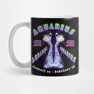 Aquarius 8a Black Mug